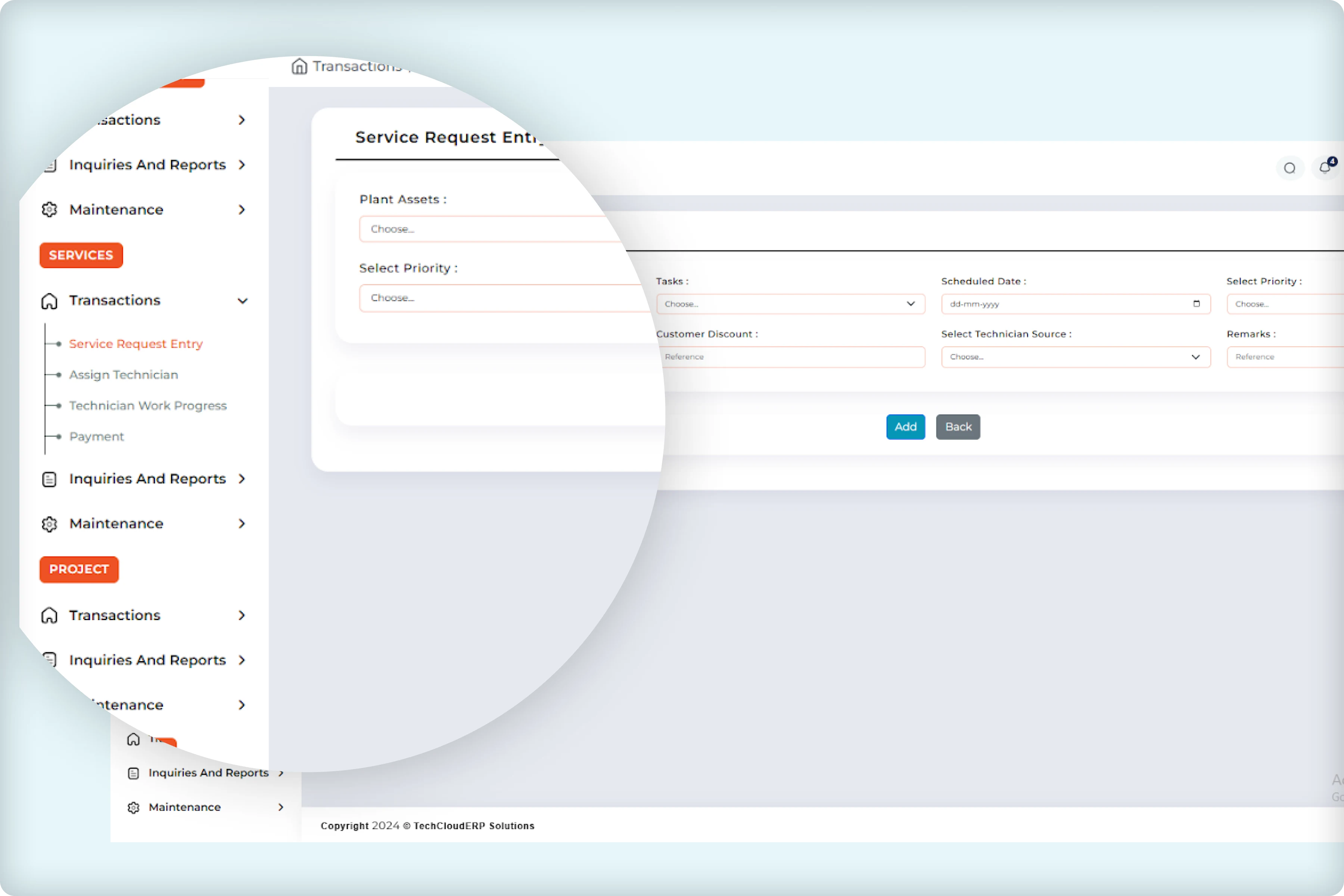 Field service management system