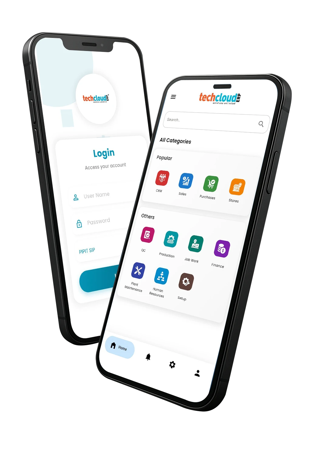 Smartphone mobile app development design